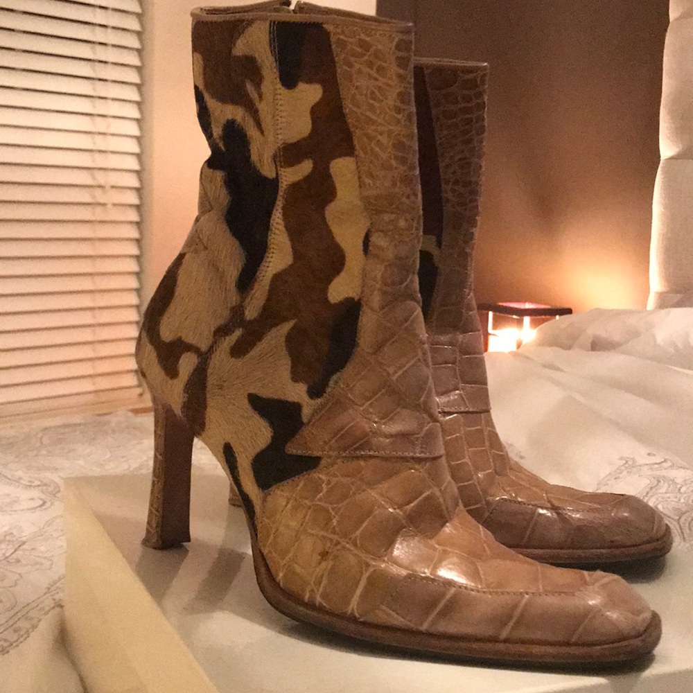 Alligator Genuine Leather Booties